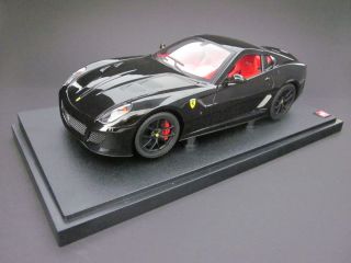 Ferrari 599GTO Modellauto 118 schwarz NEU Hot Wheels