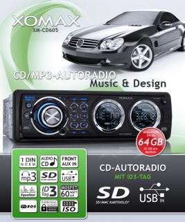 CD  WMA RDS Autoradio ID3 TAG USB SD 240W TOP DESIGN