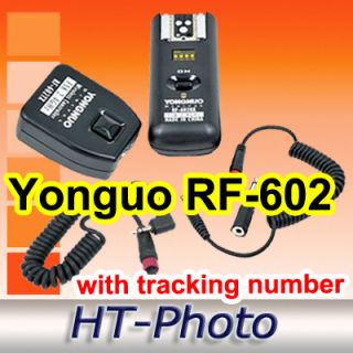 Yongnuo RF 602 RF602 with C1 Shutter Cable Wireless Remote Flash