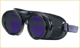 Schmelzofen Glasbläser Schutzbrille mit Blauglas gegen Infrarot