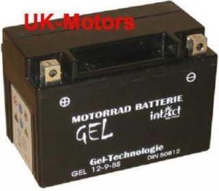 Gel Batterie YTX9 BS Honda VT 600 C Shadow PC21 88 00