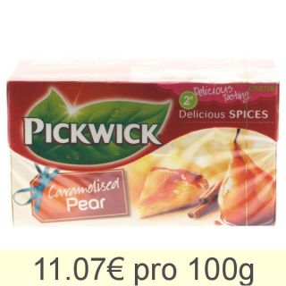 Pickwick Tee Caramelised Pear, karamellisierte Birne, 20 Teebeutel