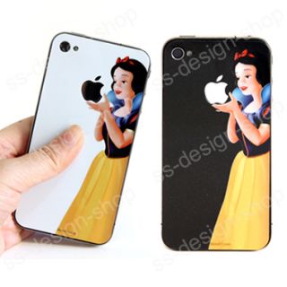 Snow White Decal Vinyl Sticker Humor Skin Protector for Apple iPhone 4
