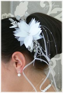 Haarschmuck Haargesteck Blume Hochzeit Kommunion NEU