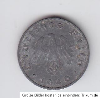 Germany 3. Reich 10 Reichspfennig Pfennig 1940 B (Zk) SS