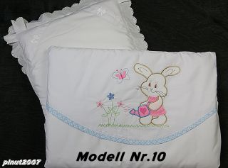 tlg.Baby Bettwäsche Decke Kissen für Kinderwagen,Stubenwagen,Wiege
