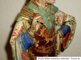 Uralte antike Porzellan Figur Asiatica China vor 1900 Original absolut