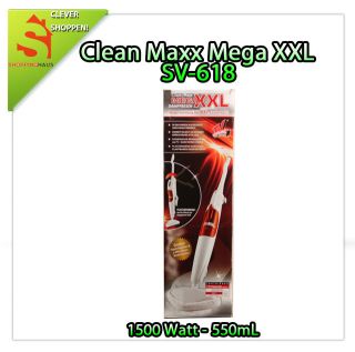 Clean Maxx Mega XXL Dampfbesen Dampfreiniger 1500W Teppichgleiter