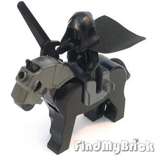 C616 Lego Castle Knight Nazgul Custom Minifigure with Horse NEW   lotr