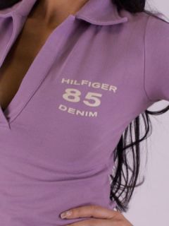 Damen Tommy Hilfiger Polo 3/4 T Shirt Top Bluse Gr. XS