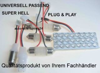 Rotes KFZ Innenlicht 24 LED Platine Rot Ultra Hell PnP