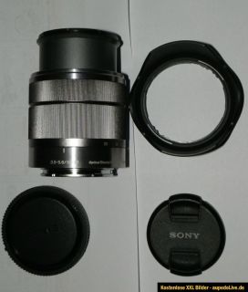 Sony NEX 3, NEX 5, NEX 7 Objektiv SEL 1855 18 55mm f 3.5 5.6 OSS WIE