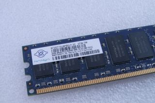 Nanya 2 GB DDR2 PC2   5300E Speicher 667 MHz ECC NT2GT72U8PB0JY 3C z.B