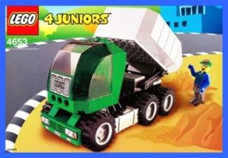 LEGO BAUANLEITUNG 4653 * 4 Juniors   Dump Truck * 631