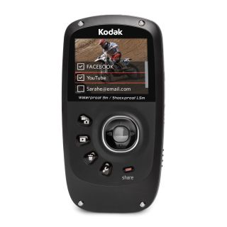 Kodak Zx5 PlaySport Full HD Camcorder (5,1 cm (2 Zoll) Display, SD