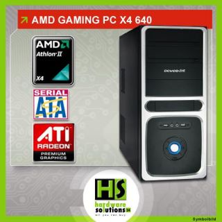 GAMER PC AMD X4 640 Quadcore 4GB DDR3 500GB COMPUTER