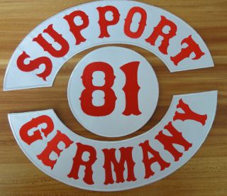 SUPPORT 81   GERMANY   Angels Biker patch brm 666 kutte Nomads