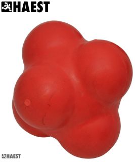 Geschwindigkeits Reaktionsball aus Gummi, 10 cm, rot