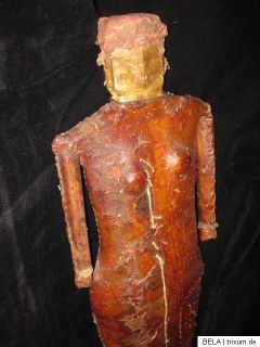 Gabriele Siegl Künstlerpuppe Kunst Figur Puppe / artist doll leather