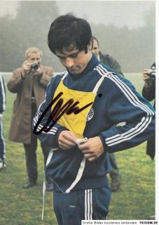 Gerd Müller DFB Bergmann Postkarte WM 1970 Original Signiert TOP