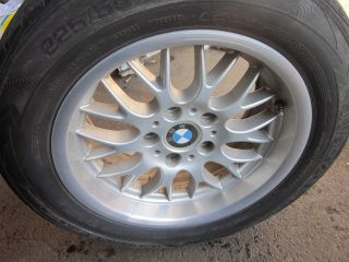 BMW E39 Alufelgen Radsatz Tiefbett R O D mit 225er Reifen Sauberer