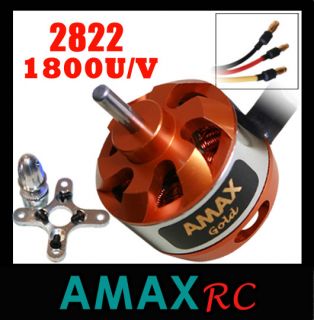 Motor 2822(2208)/1800KV (660g Schub)   AMAX Gold