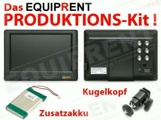 LILLIPUT 668GL 70NP HDMI/TFT/LCD Monitor im KIT + Kugelkopf + 2 Akkus