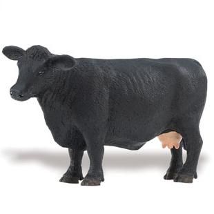 Black Angus Kuh 12 cm Serie Bauernhof Safari 236329