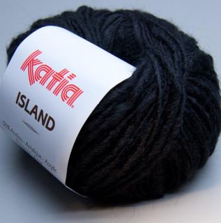 Katia Island 68 schwarz 50g Wolle