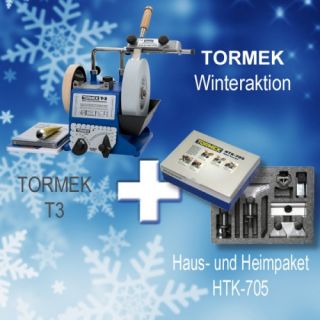 TORMEK T3   Nassschleifmaschine + HTK 705 Haus  und Heimpaket