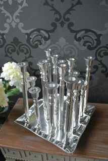 Kerzentablett für 16 Kerzen aus Aluminium *M26
