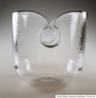 Rosenthal   Zsofia Kanyak   Geschleudertes Glas   Glasgefäß / Vase