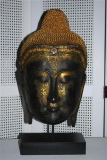 Deko Maske Golden Buddha Impressionen #WU240