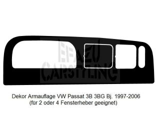 Dekor Blende Armauflage Fensterheber VW Passat 3B 3BG