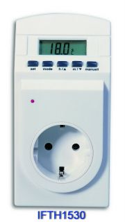 Thermostat IFTH1530 Steckdosenthermostat+Zeitschaltuhr