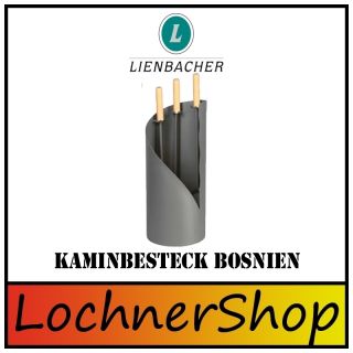 Lienbacher Kaminbesteck BOSNIEN Kamin Besteck Kamingarnitur Holz Ofen