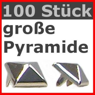 100 Pyramiden NIETEN große Pyramidennieten Gothic Punk