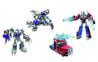 Hasbro Transformers Prime Voyager Optimus Megatron Autobot Decepticon