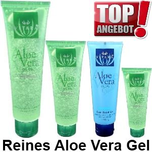 Aloe Vera Gel 99,5% rein Apres sun Sonne AYURVEDA Wellness Hautpflege