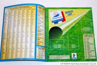 Panini WC WM France 98 1998 – KOMPLETTSATZ COMPLETE SET + Leeralbum