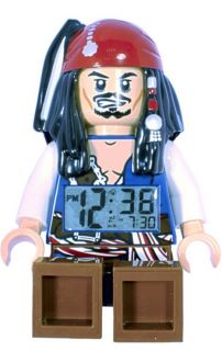 LEGO 9003615 Pirates of the Caribbean Wecker Uhr, Minifigur Design