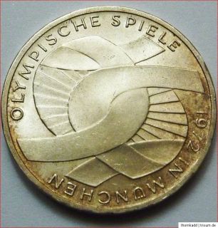11 x 10 DM BRD Silber (3,4 oz fein) Gedenkmünzen vz, vzgl