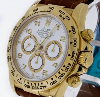 Perpetual Daytona Chronograph 750/Gold Lederband Ref.16518