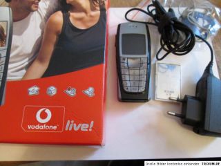 Nokia 6220 Fotohandy silber/schwa Handy OVP Karton gebraucht
