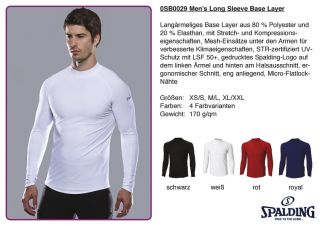 0SB0029 Men`s Long Sleeve Base Layer Funktionsshirt laufen Shirt lang