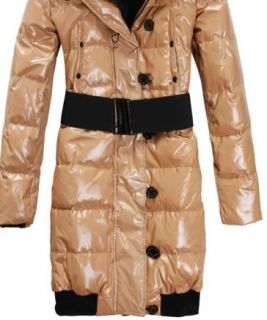 Frauen Mantel Daunen gefüttert Jacke celeb Winterjacke Damenjacke