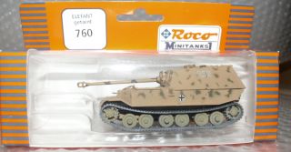 Z2 Roco 760 Minitanks Elefant Panzer getarnt