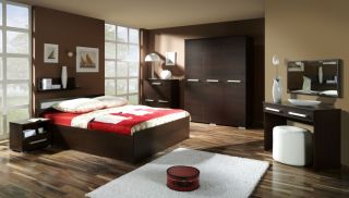 Schlafzimmer Fokus II komplett mit Federkernmatratze