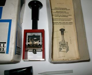 Stempel von Stada mit Beschreibung und Werkzeug in Original Verpackung