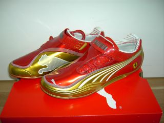 Schuhe Scuderia Ferrari Tech by Puma Rot Gold